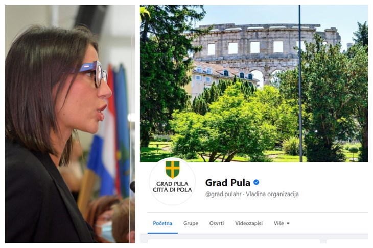Anja Ademi i Facebook stranica Grada Pule (D. MEMEDOVIĆ)